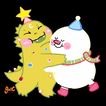 Christmas Cheers GIF by The Tapping Tapir