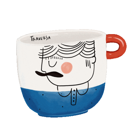 Illustration Mug Sticker