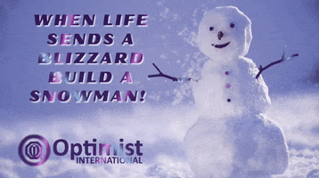 Snowman Blizzard GIF by Optimist International