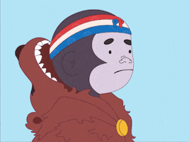 Suspicious Monkey GIF by Just Ape