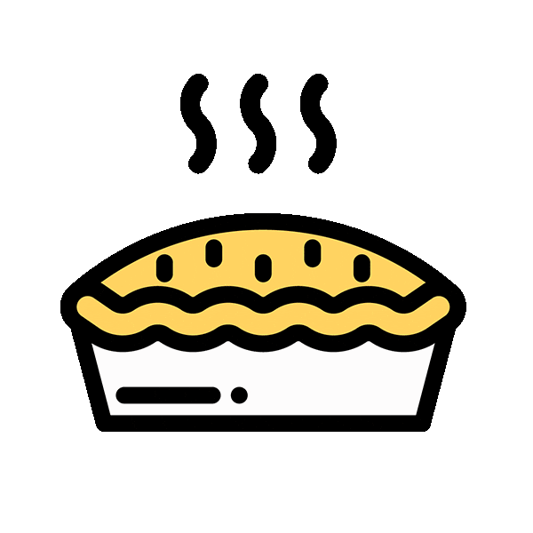 Apple Pie Sticker by neogardencatering