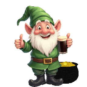 St Patricks Day Rainbow Sticker