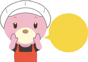 Menu Pink Bear Sticker by 桜十字