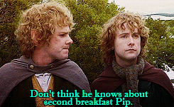 Image result for second breakfast gif