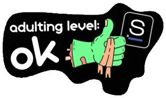 Adult Life Ok Sticker by snappi