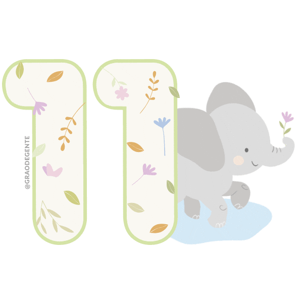 Birthday Elephant Sticker by Grão de Gente