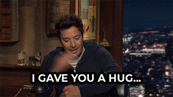 Tonight Show Hug GIF by The Tonight Show Starring Jimmy Fallon