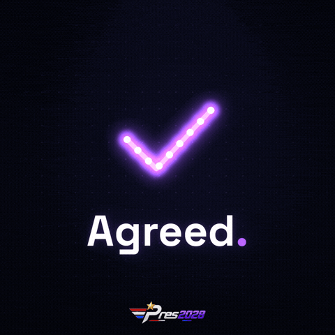 President Agree GIF by Pres2028