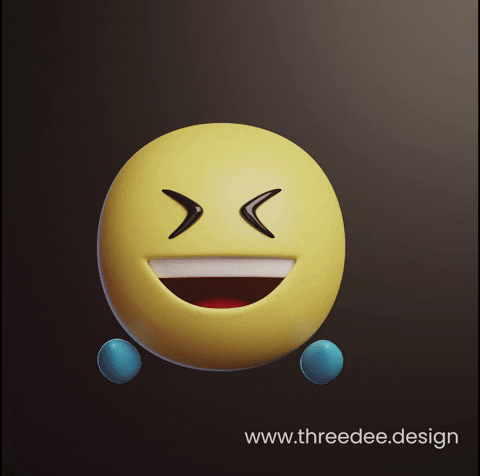 3D Laughing GIF