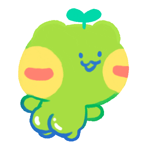 Happy Dance Sticker by poggu the froggu
