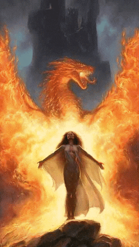 fire dragon GIF