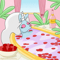 Rose Relax GIF by Glow The Unicorn