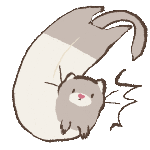 Ferret Wow Sticker