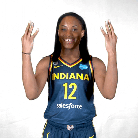 Celebrate Lets Go GIF by Indiana Fever