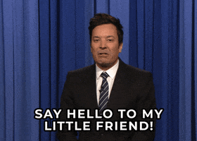 Say Hello To My Little Friend Impression GIF by The Tonight Show Starring Jimmy Fallon