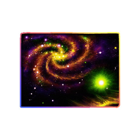 Pipercreations Planets Sticker Galaxy Cosmos Stars Space Sticker by PiperCreations