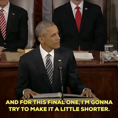 barack obama and for this final one i'm gonna try to make it a little shorter GIF by Obama