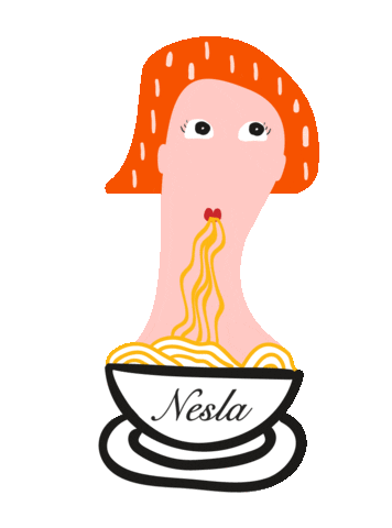 Food Spaghetti Sticker by Cansin Konca