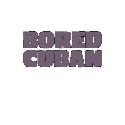 Bored Cuban Sticker