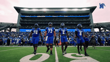 College Football Win GIF by University of Memphis