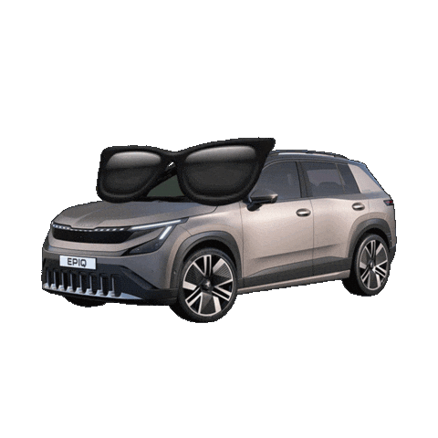 Car Driving Sticker by Škoda Global