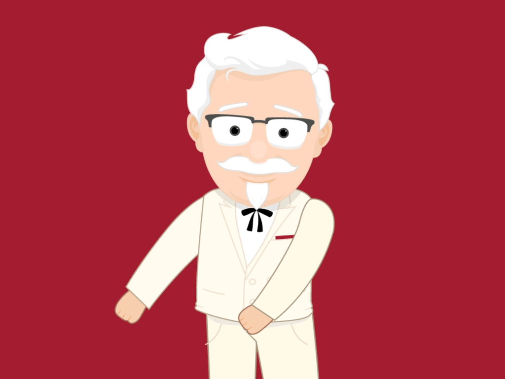 Image result for colonel sanders gif