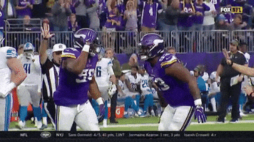 Celebrate Lets Go GIF by Minnesota Vikings