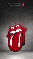 The Rolling Stones Lyon GIF by LEGO