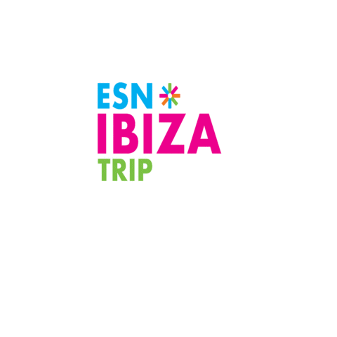 Ibiza Esnibizatrip Sticker by Erasmus Student Network Spain