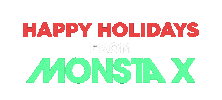 K Pop Christmas Sticker by Monsta X