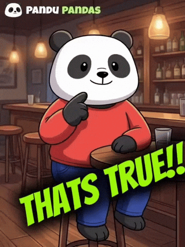 Panda Agree GIF by Pandu Pandas