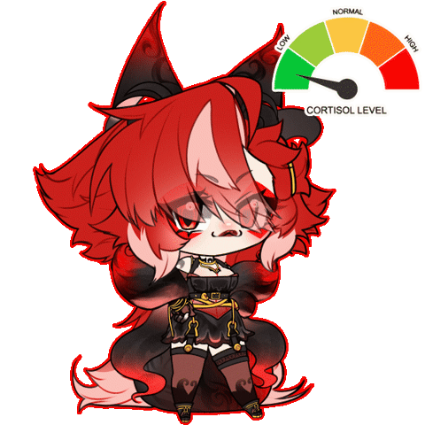Low Cortisol Sticker