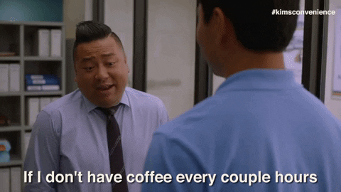 Sarcastic Coffee GIF by Kim's Convenience - Find & Share on GIPHY