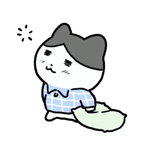 Cat Sleep Sticker by namsee