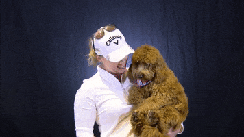 morgan pressel dog GIF by LPGA