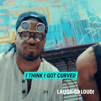 getting curved visual album GIF by Kevin Hart's Laugh Out Loud
