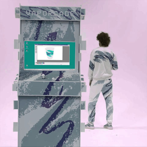 Arcade Vaporwave Aesthetic GIF