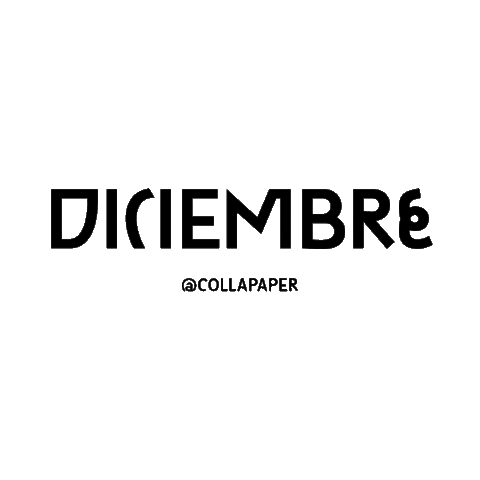 December Month Sticker by COLLA PAPER