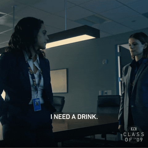 Kate Mara Drinking GIF by FX Networks