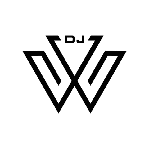 DJ W Sticker