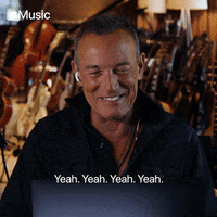 Bruce Springsteen Smile GIF by Apple Music