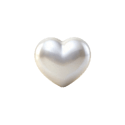 Heart Pearl Sticker by geo_tw