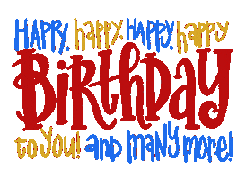 Happy Birthday Sticker