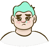 Sad Sticker