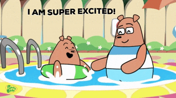So Excited Reaction GIF