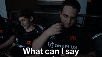 What Can I Say Reaction GIF by Fnatic