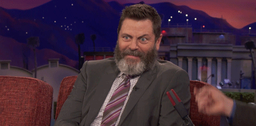 Nick Offerman Cringe GIF by Team Coco - Find & Share on GIPHY