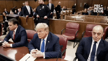 Donald Trump Court GIF by PBS NewsHour