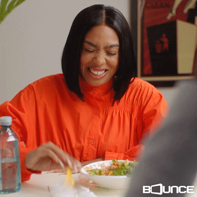 Happy Lets Eat GIF by Bounce
