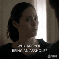 season 6 why are you being an asshole GIF by Shameless